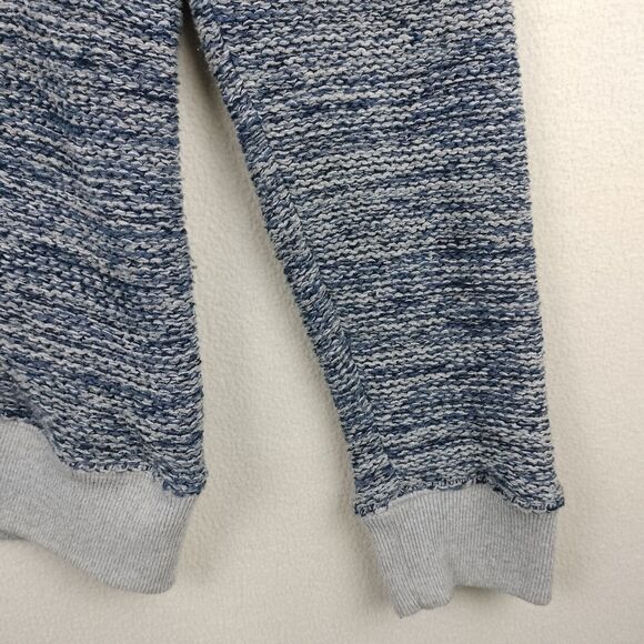 Schott Bros Sweater Mens Small Blue Gray Perfecto Crew Neck Heathered Marled USA - Picture 4 of 13
